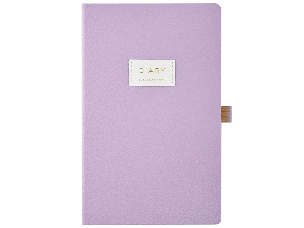 Ежедневник недатированный А5 Zefir с нашивкой, сиреневый