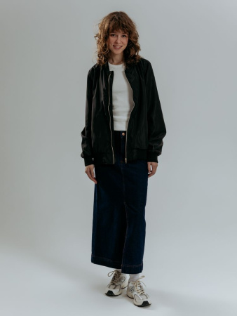 Бомбер Wigton, черный, размер 3XL