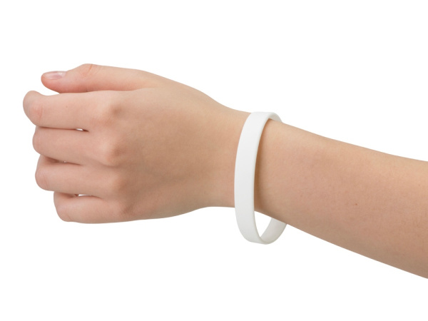 Силиконовый браслет Forest 202*12 мм, белый