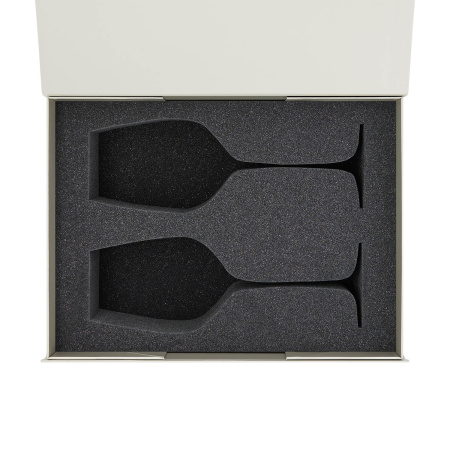 Ложемент под 2 бокала для вина (рифленое стекло) в среднюю коробку-трансформер (арт. 695721)