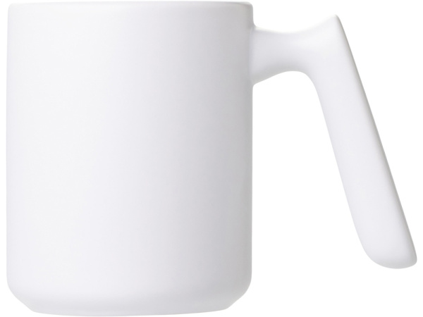 Кружка матовая с прямой ручкой Axio, 360 мл, белый