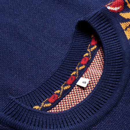 Джемпер Брусника, синий, размер XS