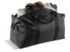 Сумка дорожная BUGATTI ЭЛЬЗА | ELSA, чёрная, воловья кожа/полиэстер, 47х22х24/30 см