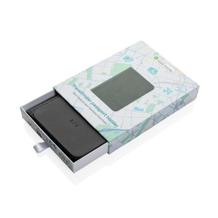 Обложка для паспорта Travelfinder с технологией Find My Обложка для паспорта Travelfinder с технологией Find My