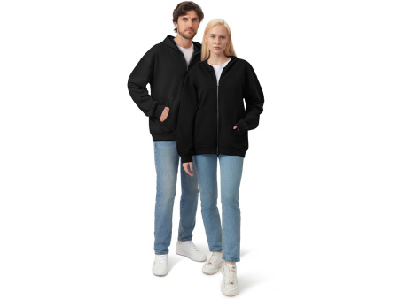 Толстовка оверсайз с капюшоном на молнии Monaco, черный