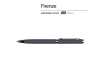 Ручка Firenze шариковая автоматическая софт-тач, серая