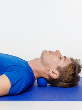 Массажный мяч двойной для MФР Relaxify, синий