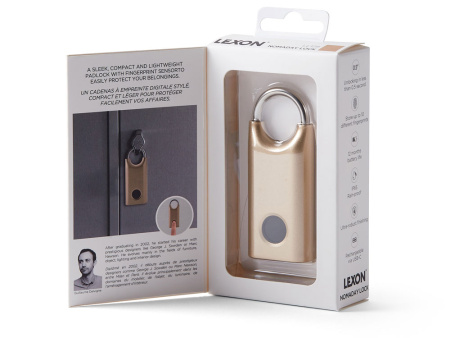 Замок с сенсором Noma Lock, темно-серый