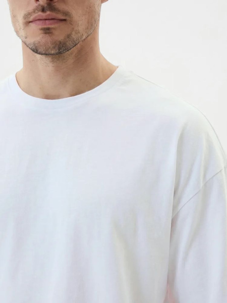 Футболка Oversize Premium 210, белая, размер S