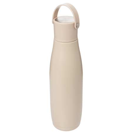 Термобутылка вакуумная герметичная Bosca, бежевая