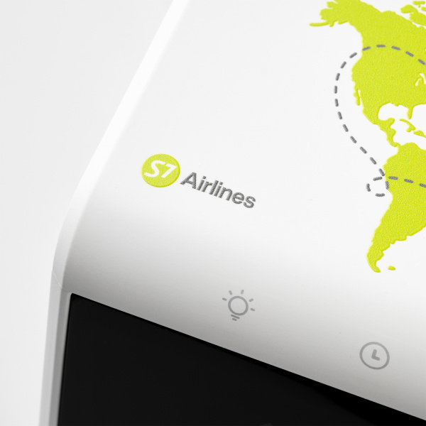 Зарядная станция с часами 15W Flame, белая Зарядная станция с часами 15W Flame, белая