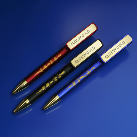 Ручка шариковая GLOSSY GOLD