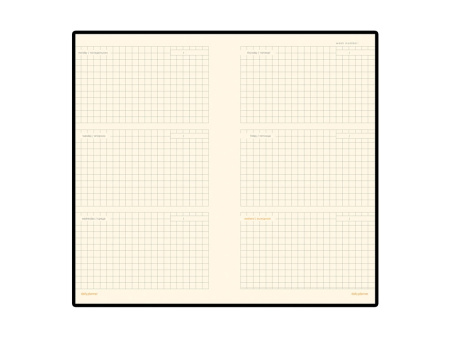 Еженедельник недатированный А6 Metropol, красный