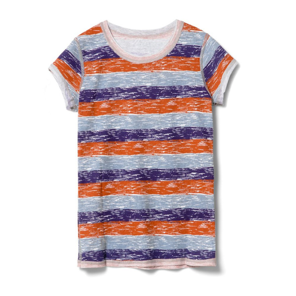 Футболка женская RAYET LADY двусторонняя, оранжевый/фиолетовый, размер S