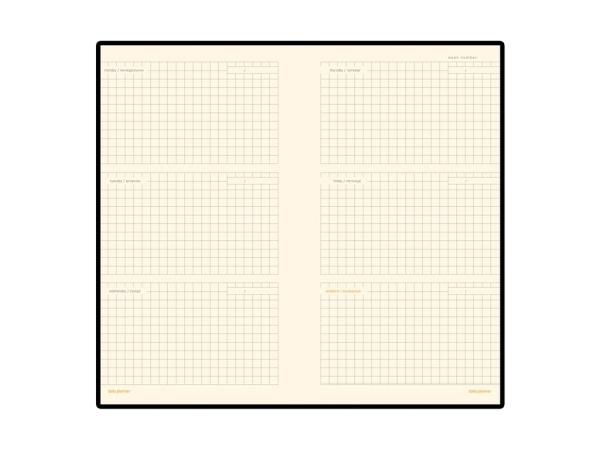 Еженедельник недатированный А6 Metropol, красный