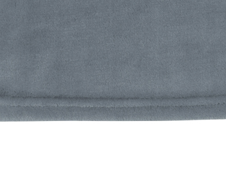 Плед флисовый Natty из переработанного пластика, серый