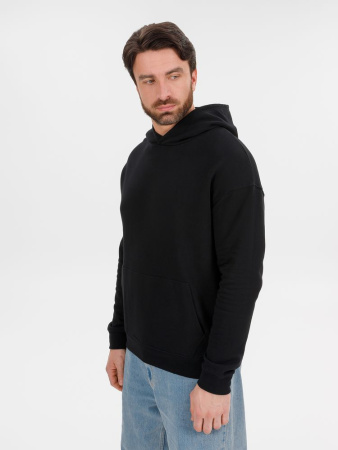 Худи оверсайз унисекс Outshine, черное, размер XL/2XL