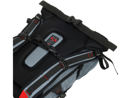 Рюкзак TORBER DRIVE с отделением для ноутбука 15, серый/красный, полиэстер 1680D, 36x17x50 см, 30 л