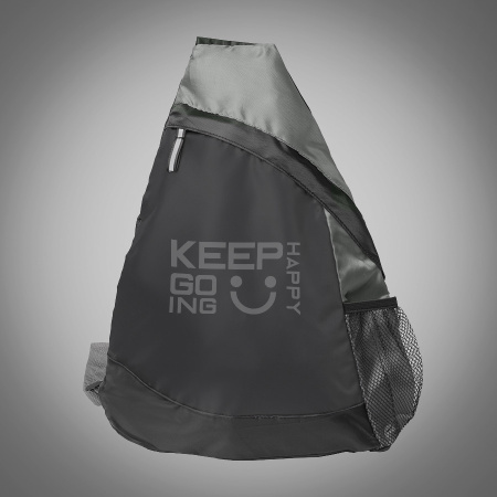 Рюкзак Pick чёрный/серый, 41 x 32 см, 100% полиэстер 210D