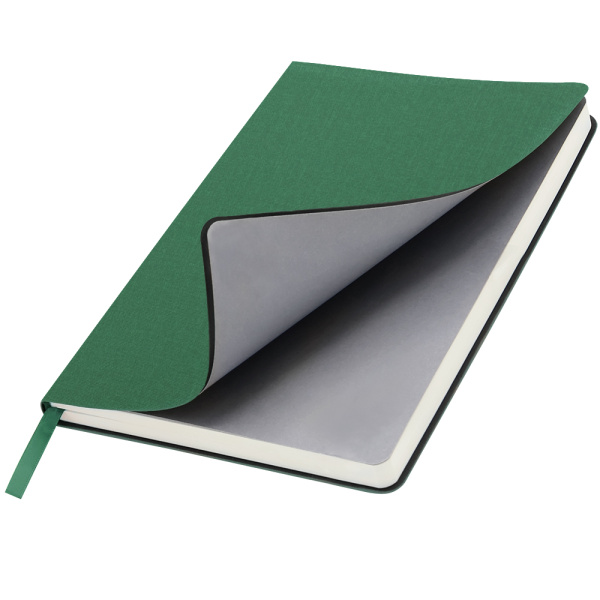 Ежедневник A5 недатированный Stefano в мягком переплёте, темно-зеленый