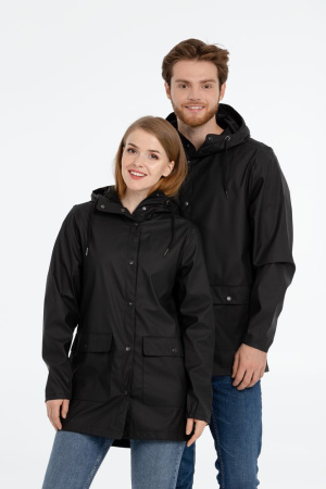 Дождевик женский Squall черный, размер XXL