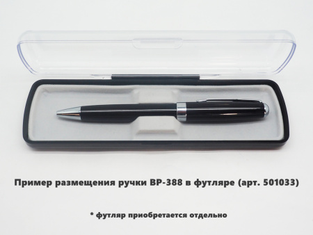 Ручка шариковая Grand Universal, металлическая, черная/серебристая