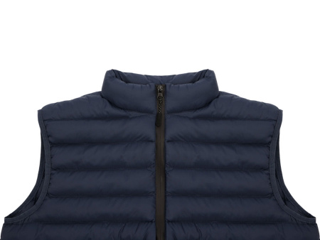 Стеганый жилет Uniqloud, темно-синий