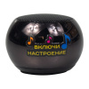 Колонка беспроводная  MyTone Mini Sound Print Sample, черная металлик