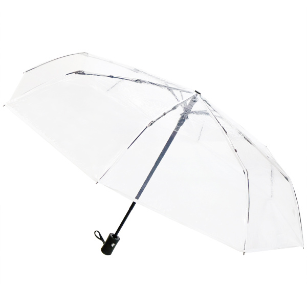 Автоматический противоштормовой зонт Transparent, прозрачный