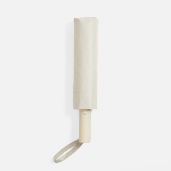 Зонт складной с УФ-защитой Ribstar, бежевый