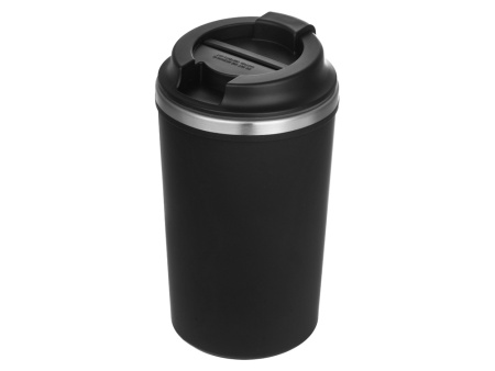 Герметичная термокружка на присоске Kick, 350 мл, черный