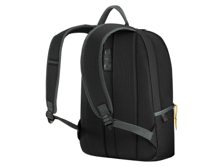 Рюкзак WENGER Trayl 15.6, чёрный, переработанный ПЭТ, 34 x 20 x 45 см, 22 л.