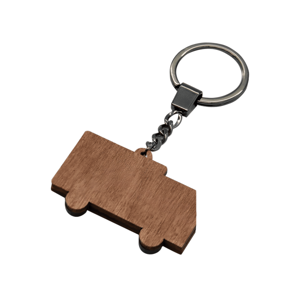 Брелок-обвес Грузовик (белый с синим)