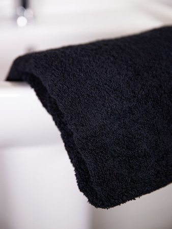 Полотенце Odelle, большое, черное