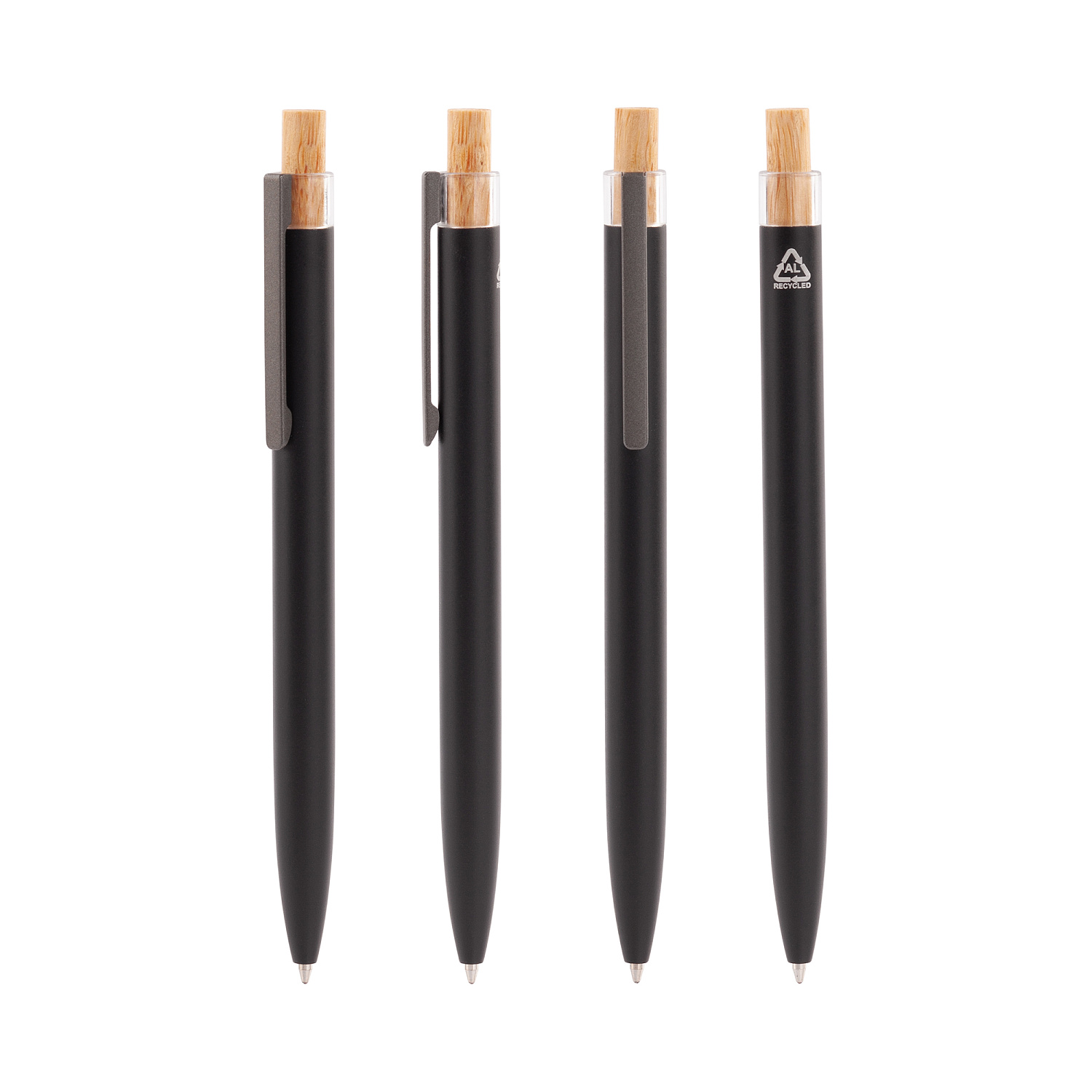 Ручка шариковая "Matt" с кнопкой из бамбука