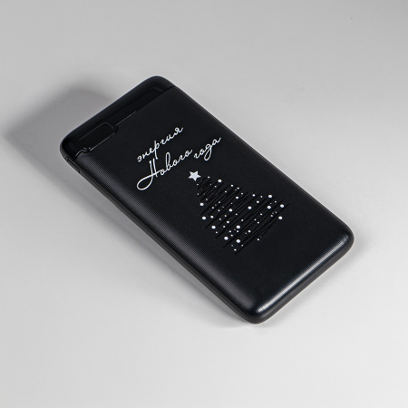 Универсальный аккумулятор Flash 10 (10000 мАч) с подсветкой и soft touch,синий,13,7х6,87х1,55 мм