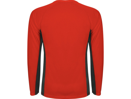 Футболка Shanghai  мужская с длинным рукавом, красный/графитовый