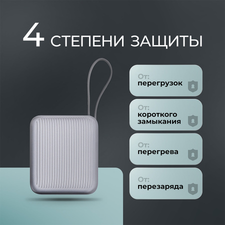 Внешний АКБ NRG Turbo Cable 20000 mAh, 22,5Вт
