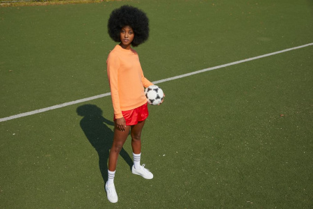 Свитшот женский Set In, серый меланж (антрацит), размер XS