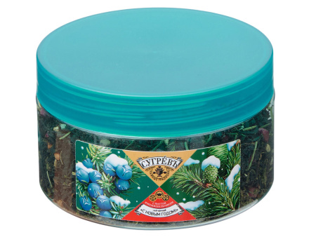 Чай С НОВЫМ ГОДОМ ! с пихтой, можжевельником и пряностями 55 г.