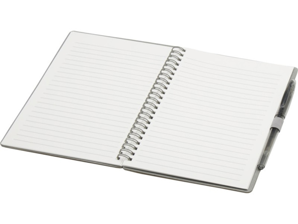 Slate многоразовый набор из блокнота в мягкой обложке и ручки - Серый