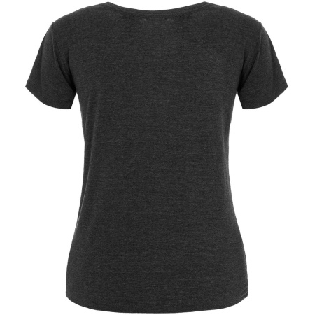 Футболка женская Chakraday, черный меланж, размер S