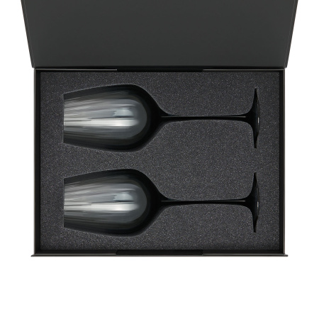 Подарочный набор 2 бокала для вина Mancera в черной коробке