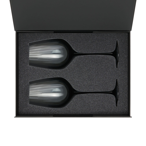 Подарочный набор 2 бокала для вина Mancera в черной коробке