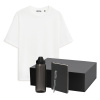 Набор с одеждой RUST NEO (футболка, бутылка, ежедневник, ручка), белый/черный, XS/S