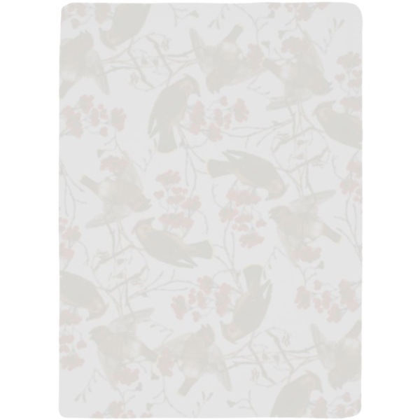 Флисовый плед Winter Bird