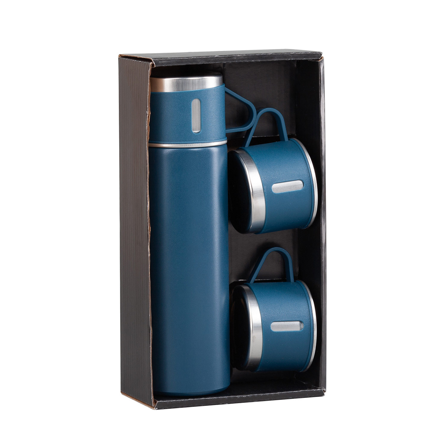 Набор подарочный "Алтай": термос, 3 кружки, пудра