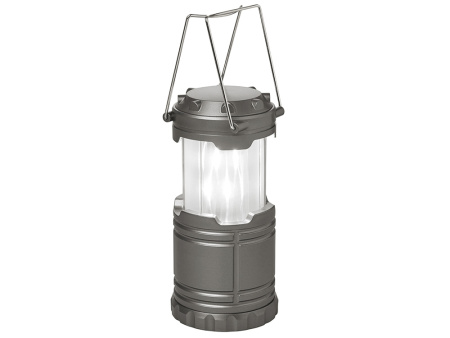 Туристический фонарь с эффектом пламени Beacon, серый