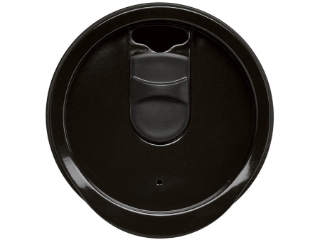 Термокружка LINDE с двойными стенками из переработанного полипропилена, черный