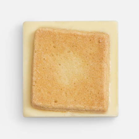 Печенье Dream White в белом шоколаде, квадрат